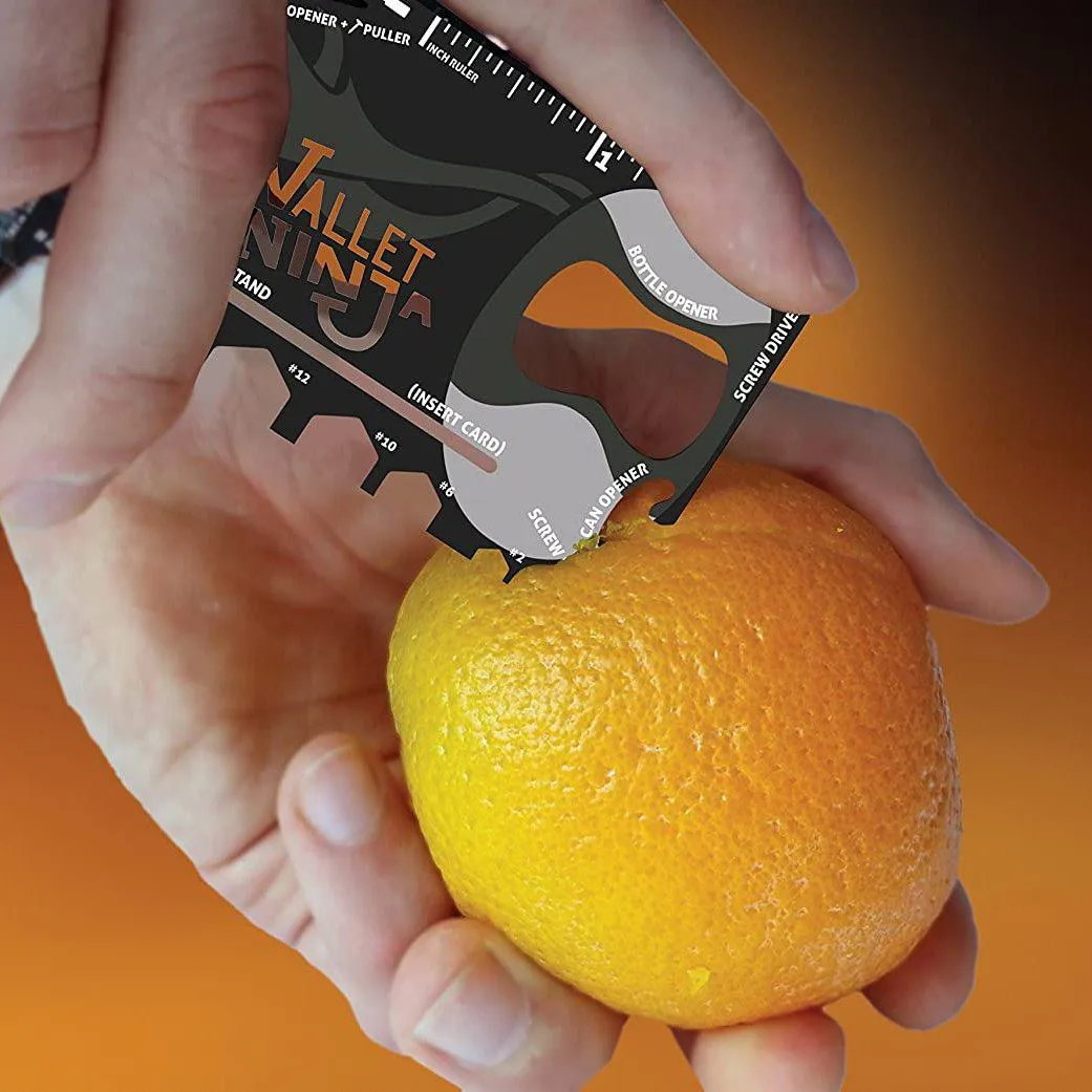 2-Pack: Wallet Ninja 18-in-1 Credit Card Sized Multi-tool