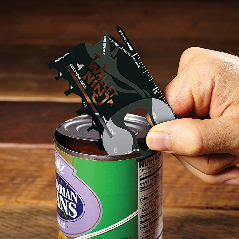 2-Pack: Wallet Ninja 18-in-1 Credit Card Sized Multi-tool