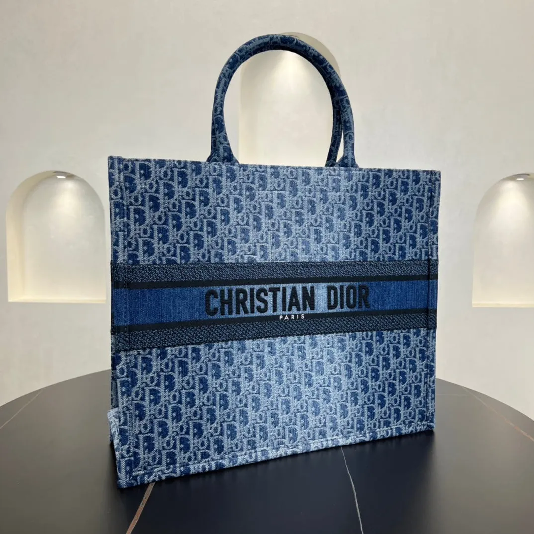 42cm Book Tote Blue Shoulder Handbag Bag 286808