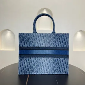 42cm Book Tote Blue Shoulder Handbag Bag 286808