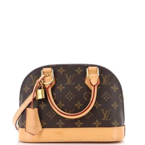 Alma Handbag Monogram Canvas BB