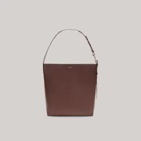 both - GAO TOTE BAG-BROWN