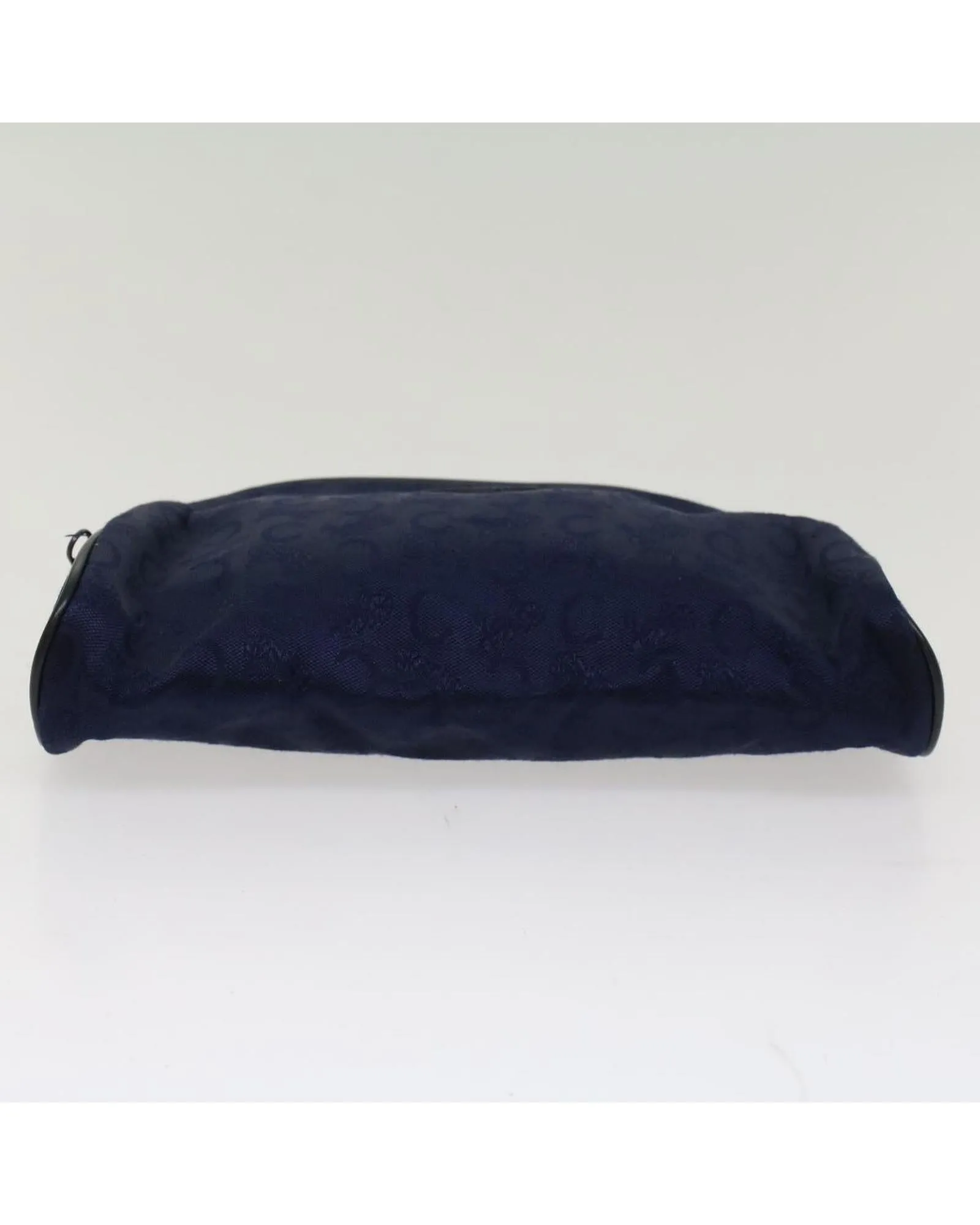 Canvas Navy Black Pouch