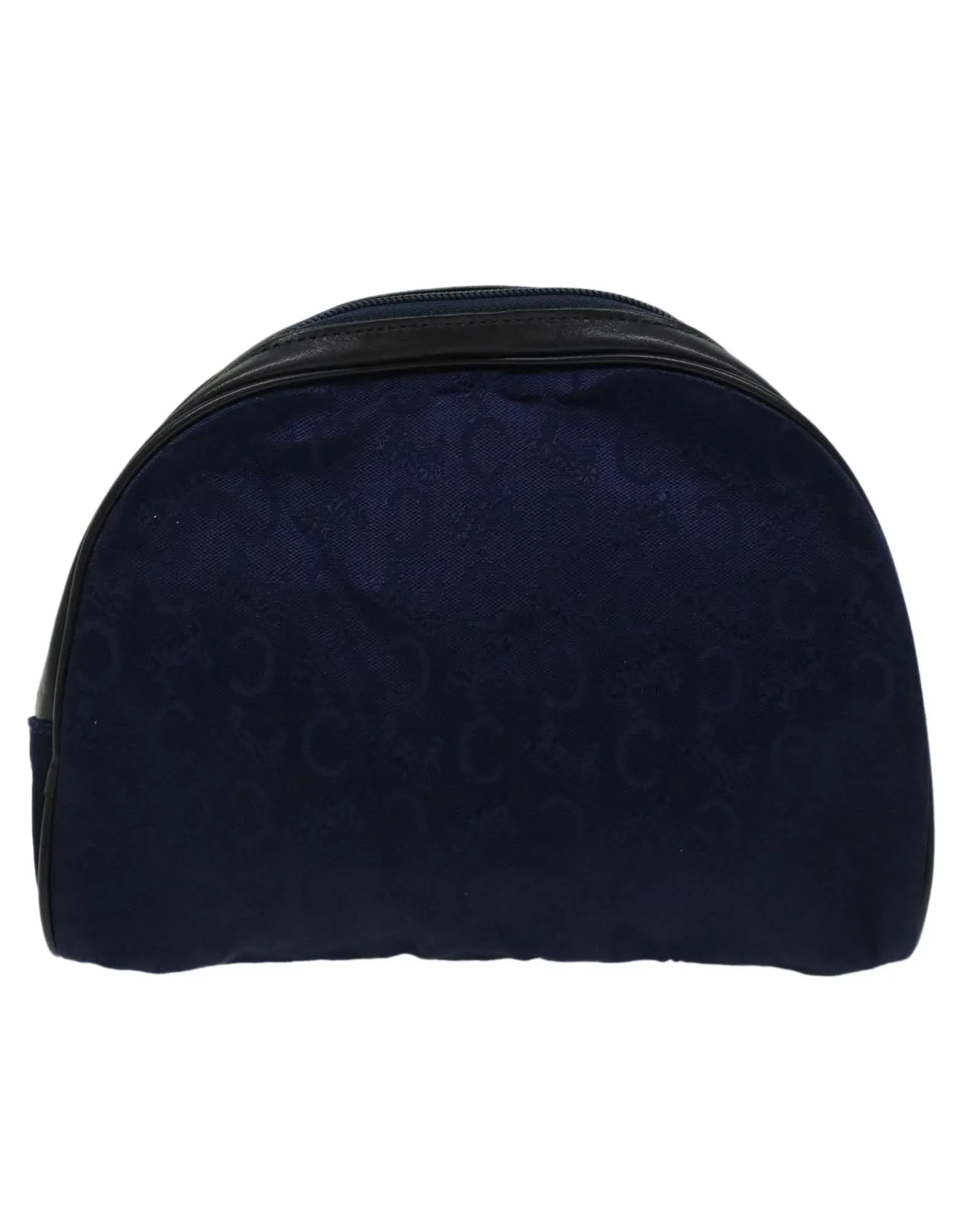 Canvas Navy Black Pouch