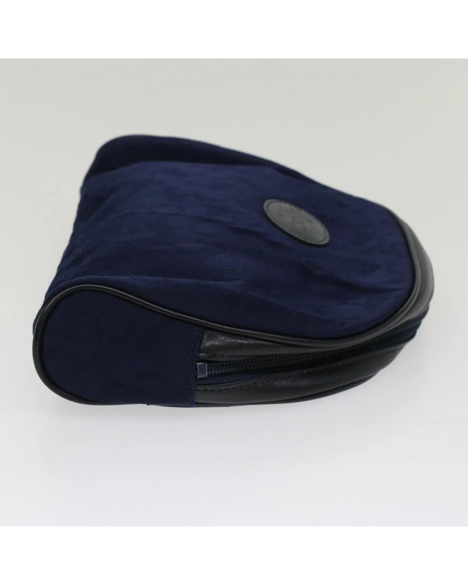 Canvas Navy Black Pouch