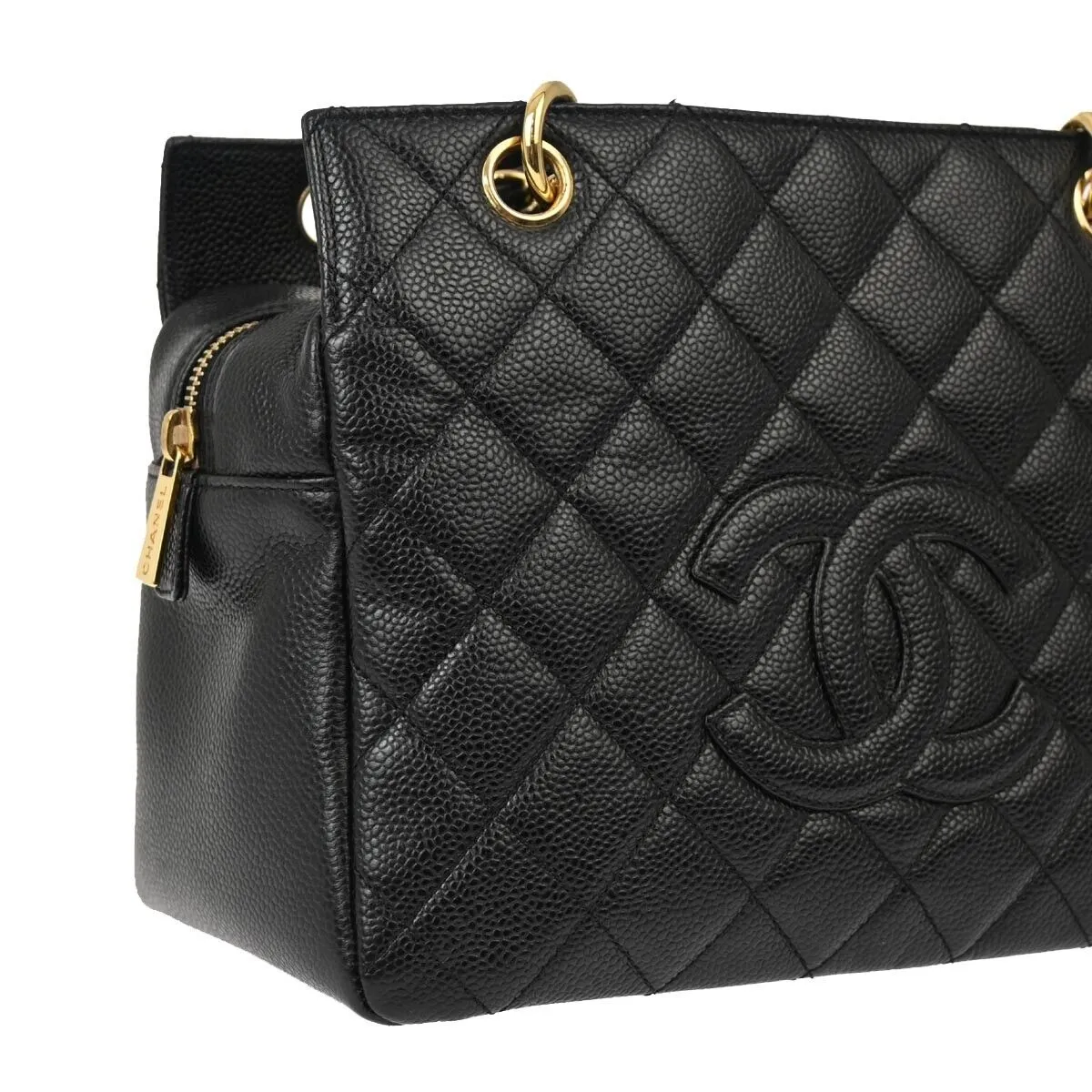 Chanel Black Caviar Petite Timeless Tote