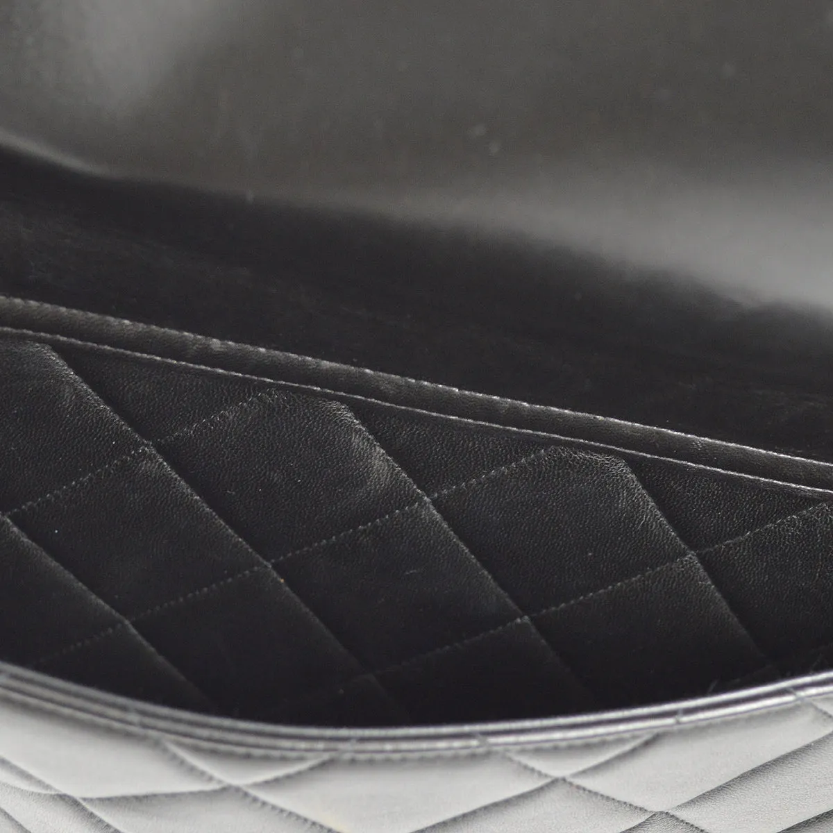 Chanel Black Lambskin Briefcase Business Handbag