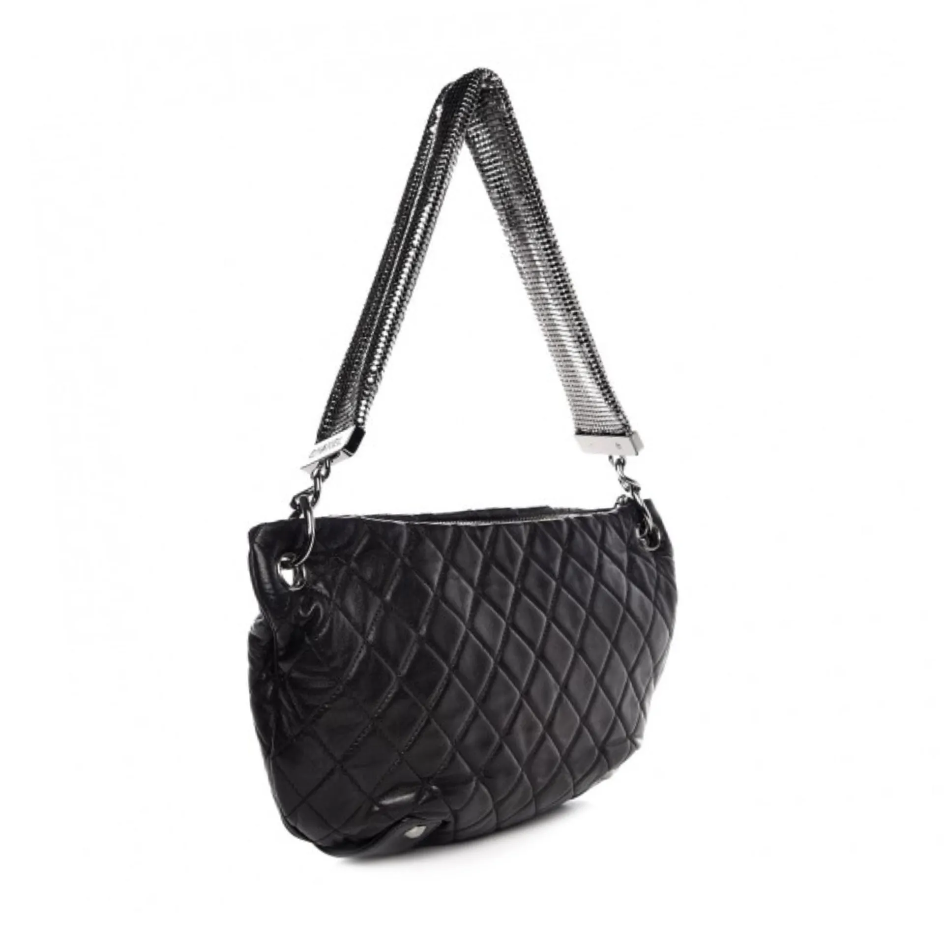 Chanel Mesh Chain Chainmail Mini Lambskin Quilted Tote