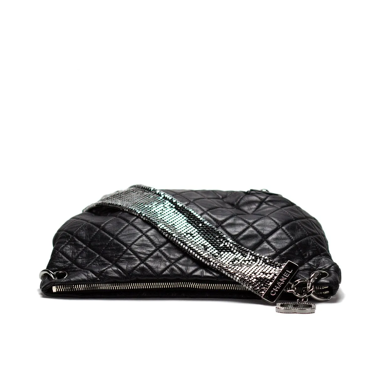 Chanel Mesh Chain Chainmail Mini Lambskin Quilted Tote