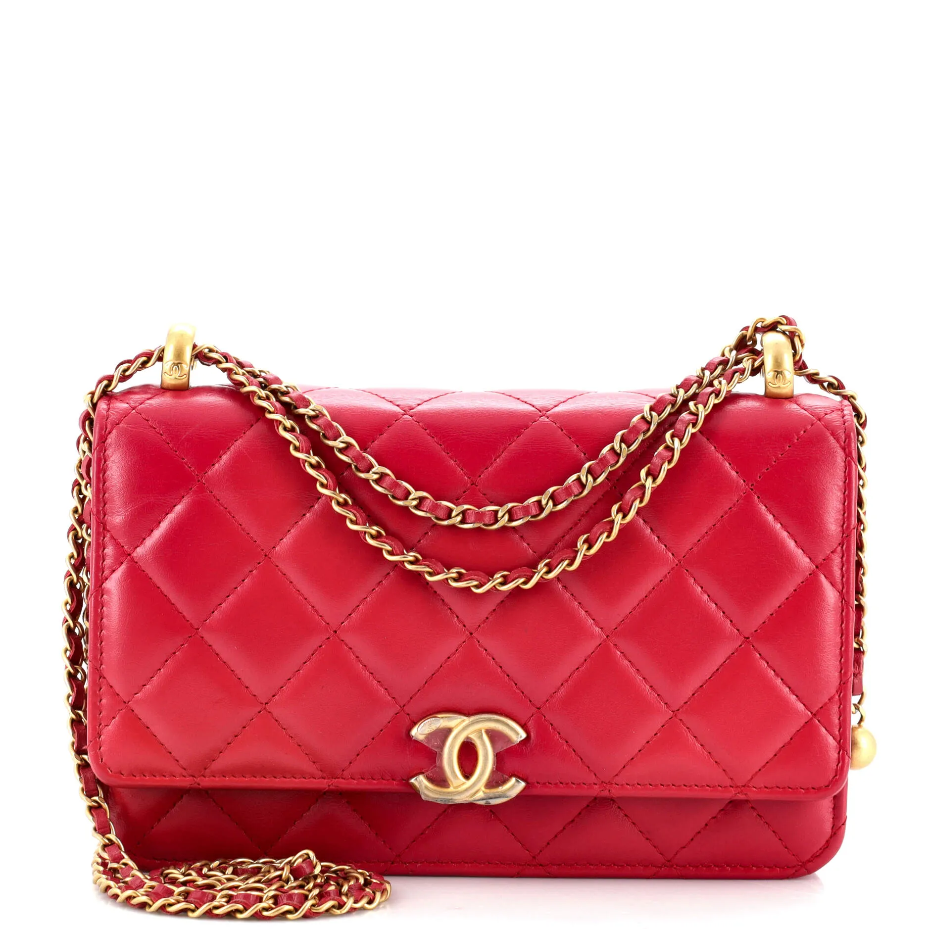 CHANEL Perfect Fit Wallet on Chain Quilted Calfskin