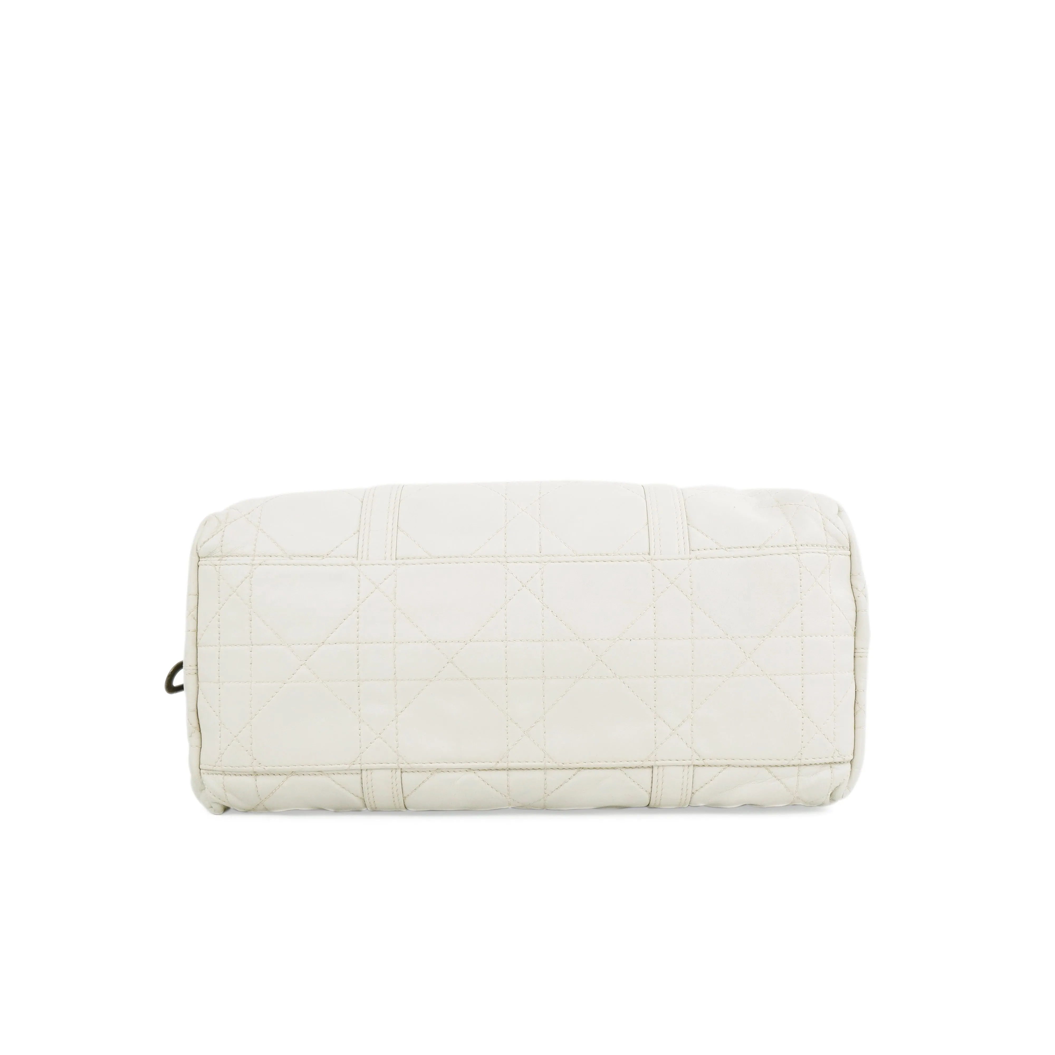 Christian Dior Handbag Cannage White