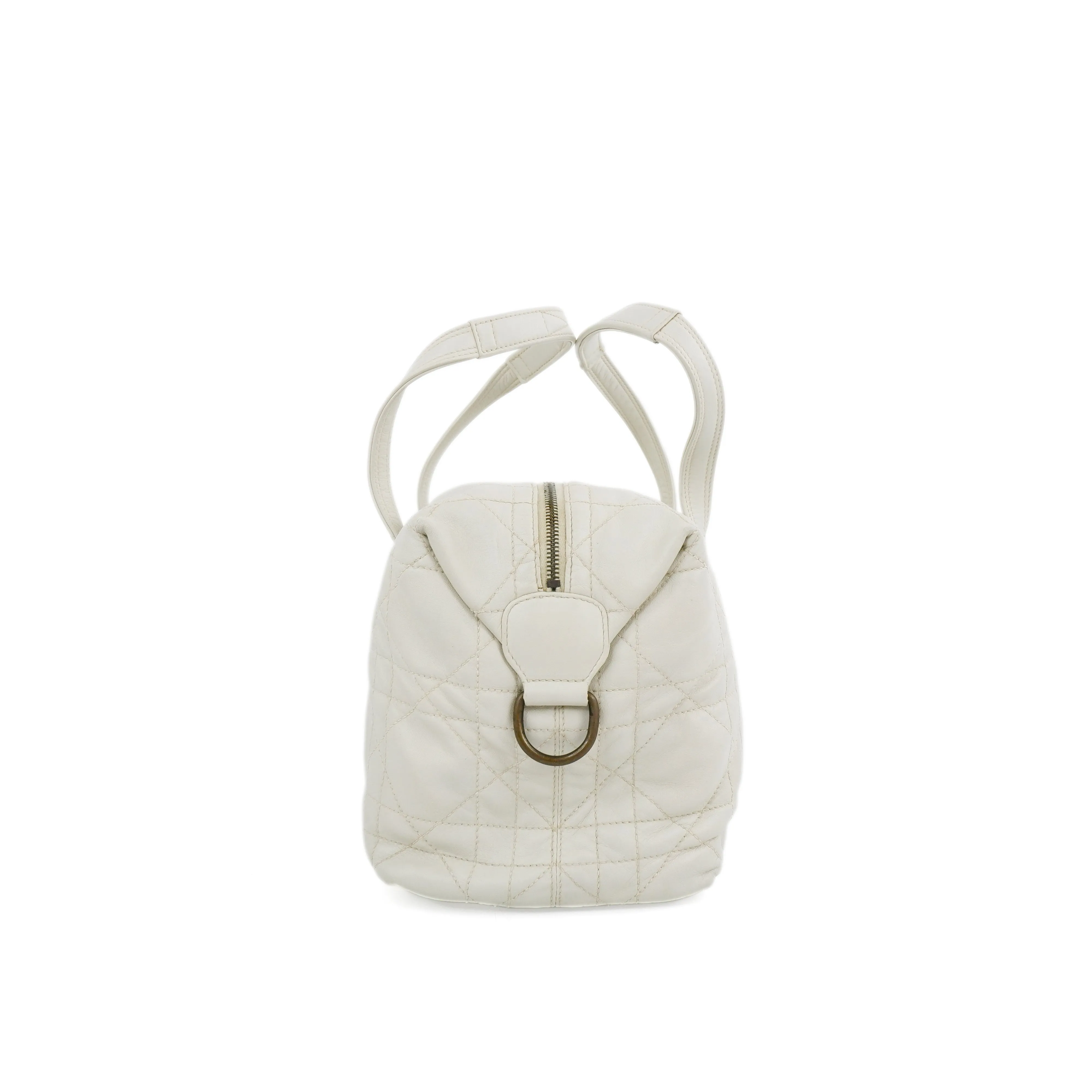 Christian Dior Handbag Cannage White