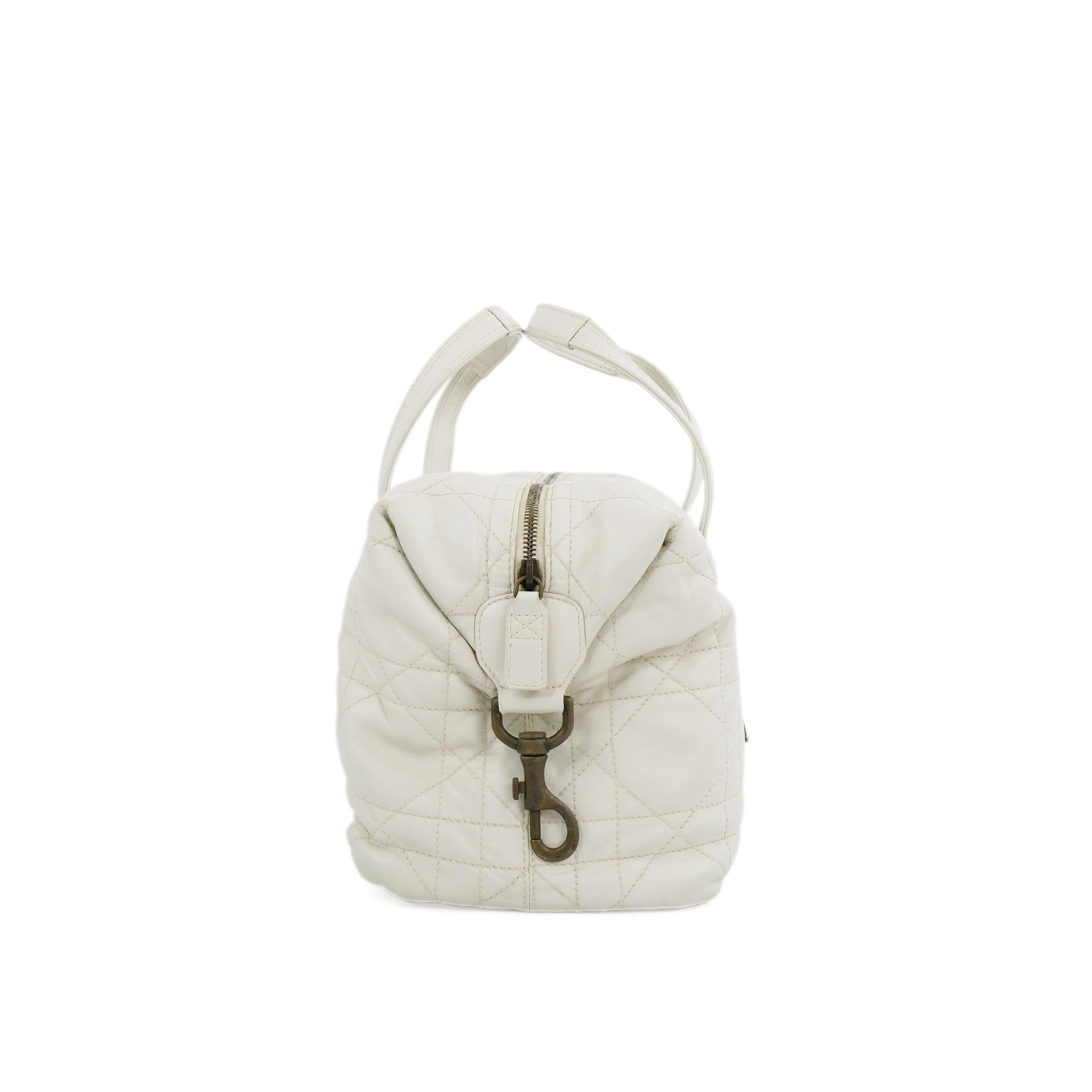 Christian Dior Handbag Cannage White