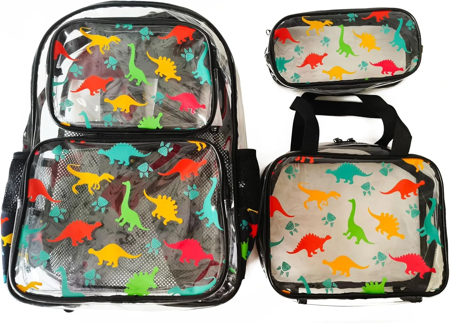 Clear Backpack for Boys and Girls,Kids Clear Backpacks for School,Heavy Duty Transparent Bookbag Stadium Approved