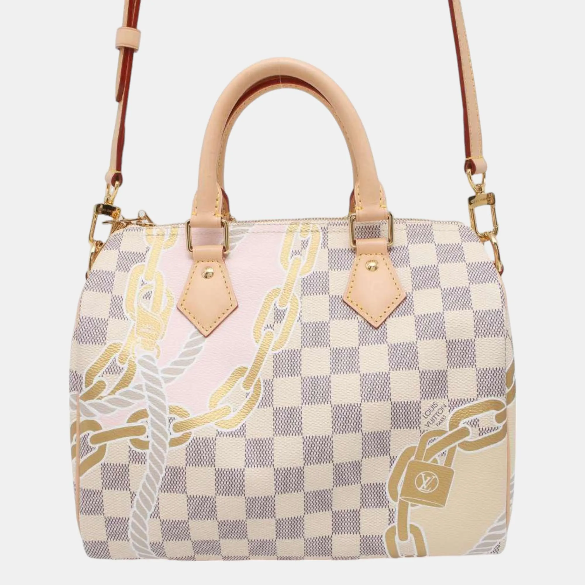 Damier Azur Speedy Bandouliere 25 Nautical Handbag