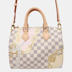 Damier Azur Speedy Bandouliere 25 Nautical Handbag