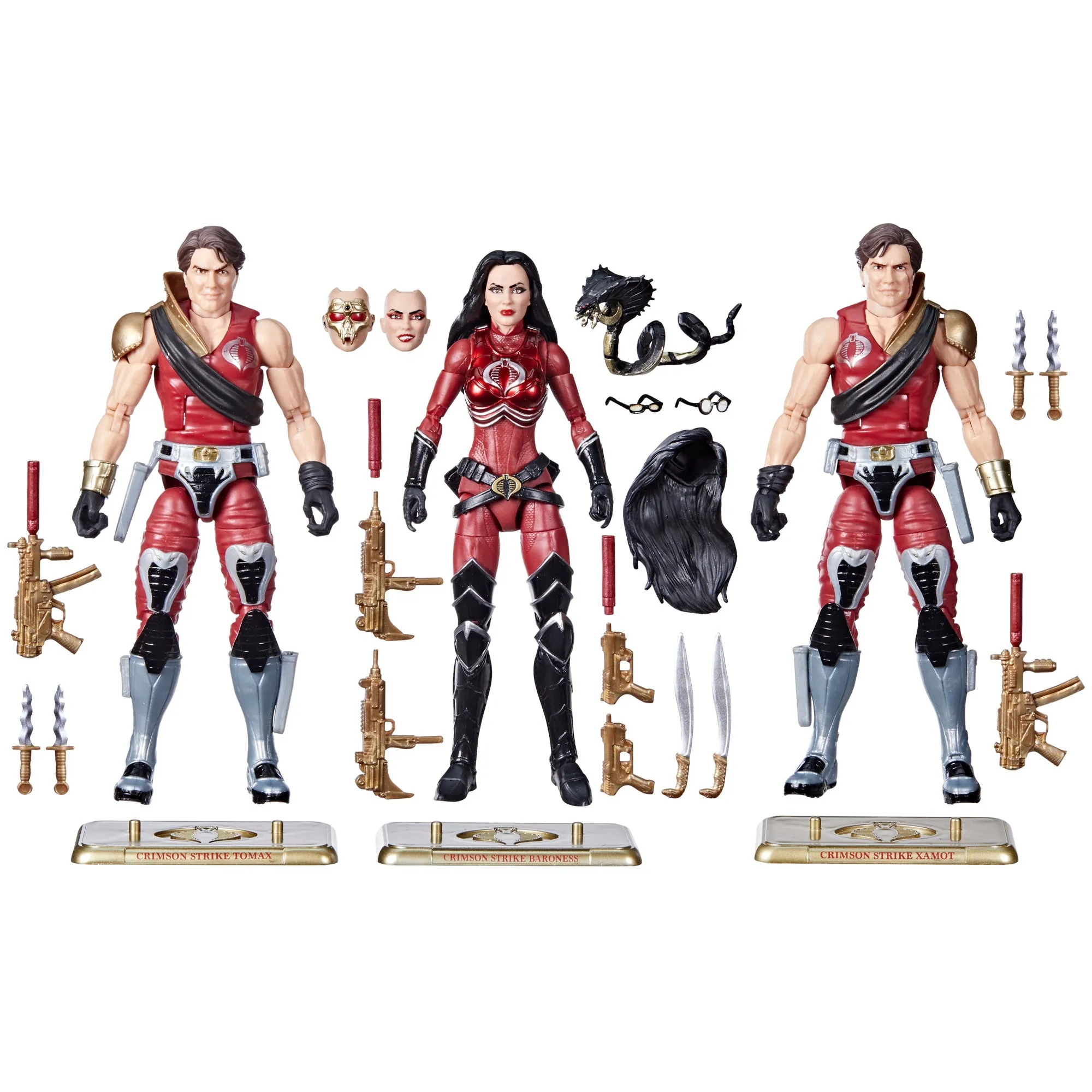G.I. Joe Classified Series Crimson Strike Team: Baroness, Tomax, & Xamot, 82
