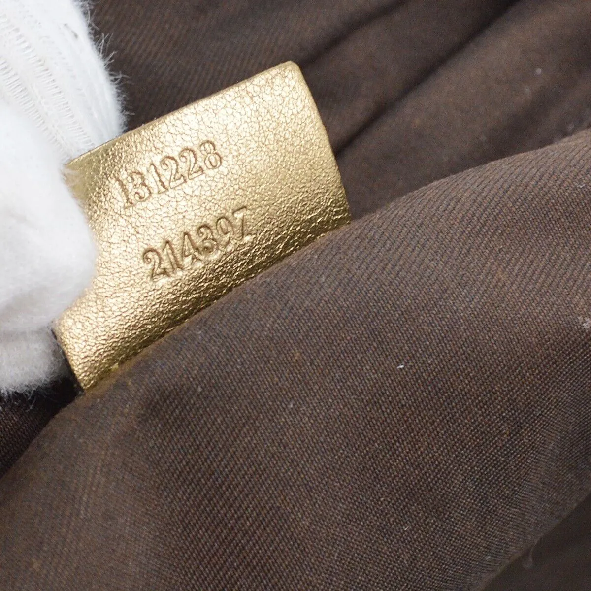 Gucci Beige Gold Gg Tote Handbag