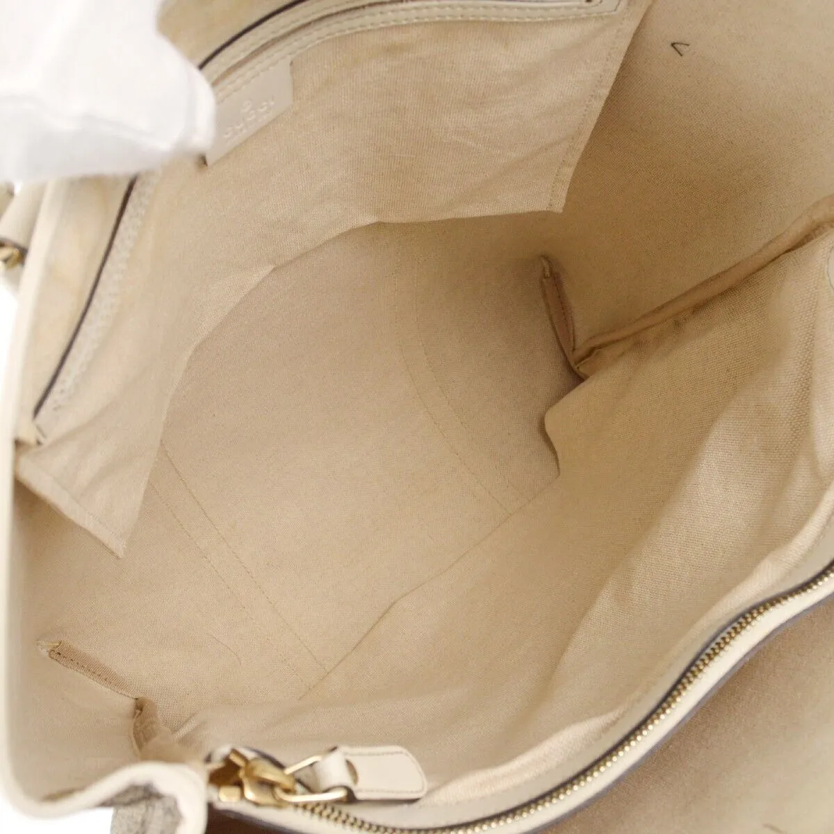 Gucci Gray White Gg Tote Handbag