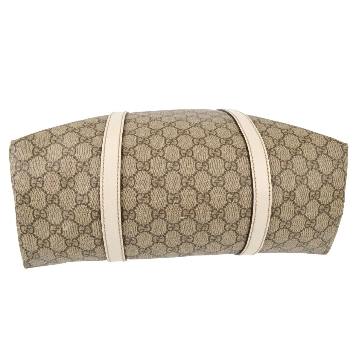 Gucci Gray White Gg Tote Handbag