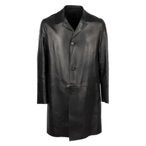 Gucci Leather Trench Coat - '00s