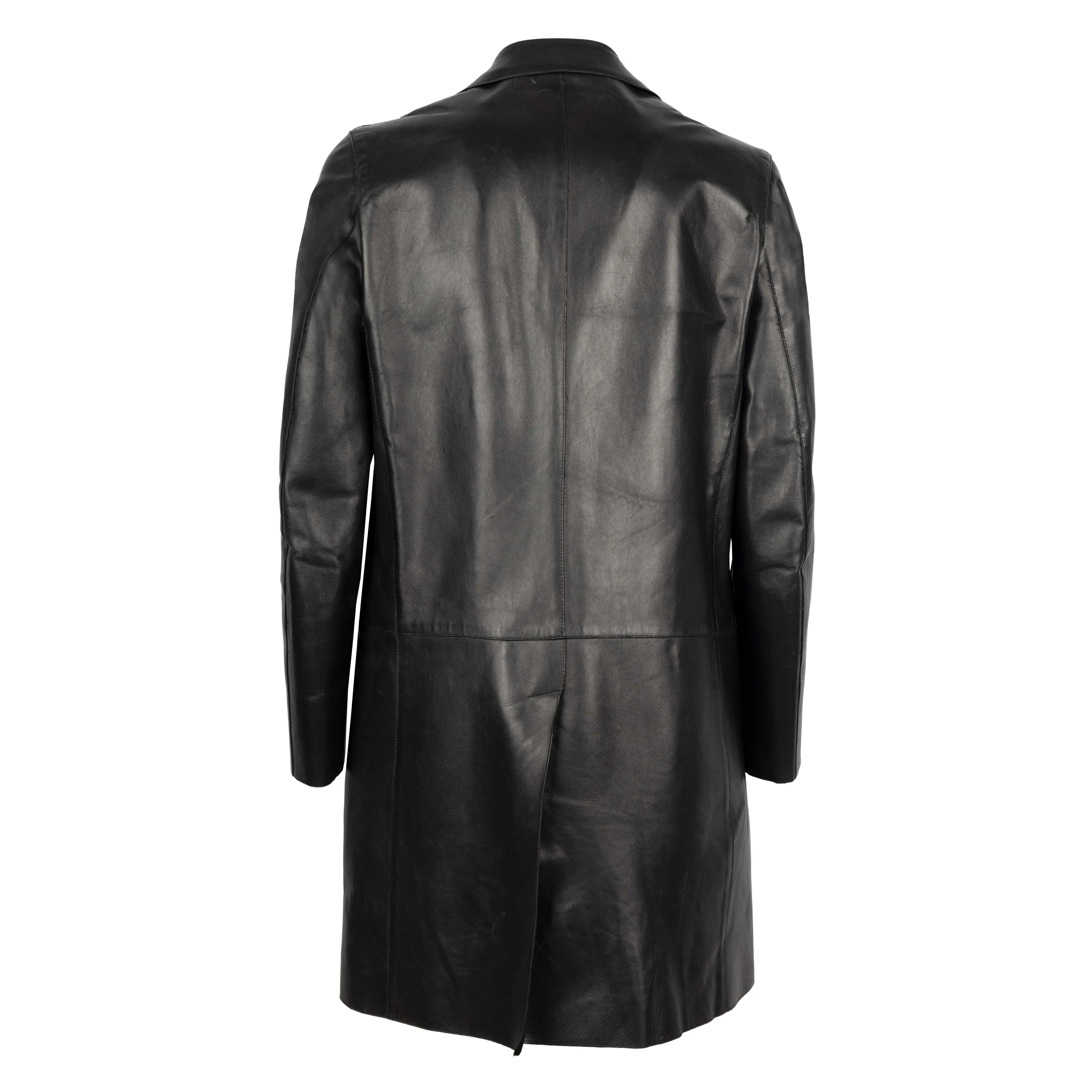 Gucci Leather Trench Coat - '00s