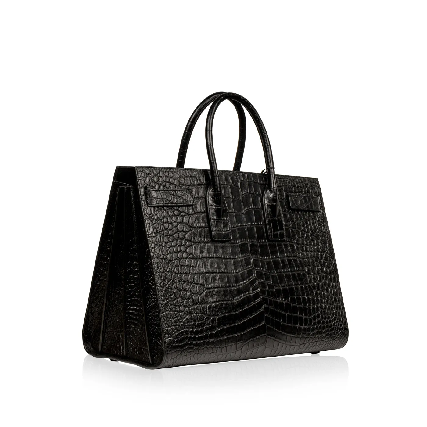 Large Sac De Jour - Croc Embossed
