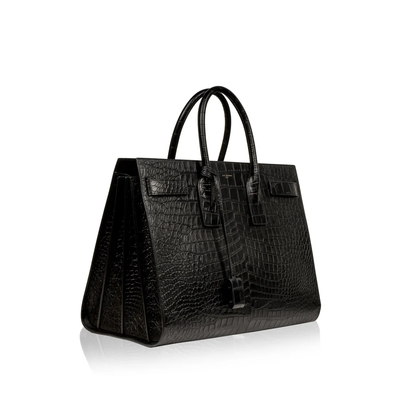 Large Sac De Jour - Croc Embossed