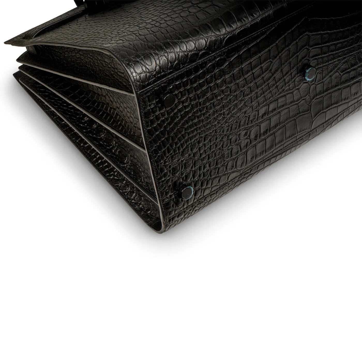 Large Sac De Jour - Croc Embossed