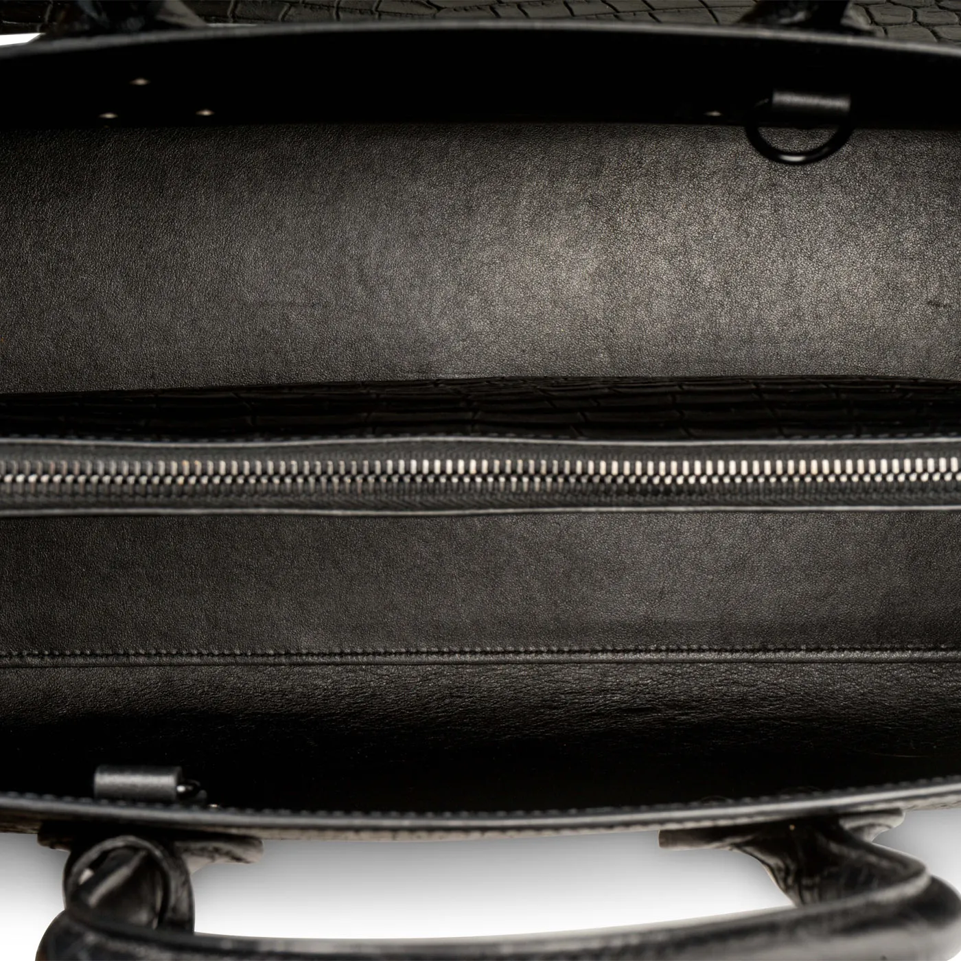 Large Sac De Jour - Croc Embossed