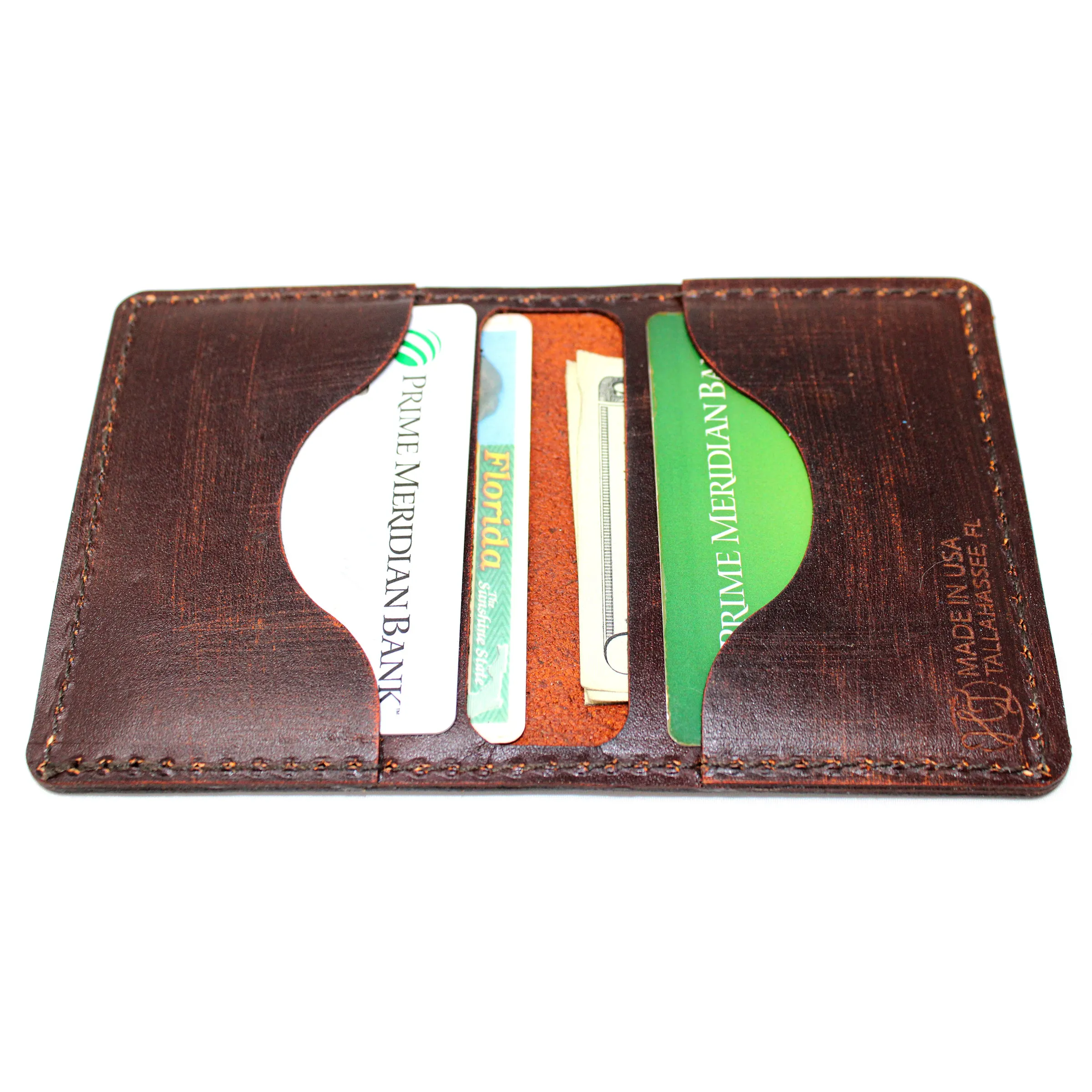 Leather Original Mens Wallet - Lt. Snack Bass