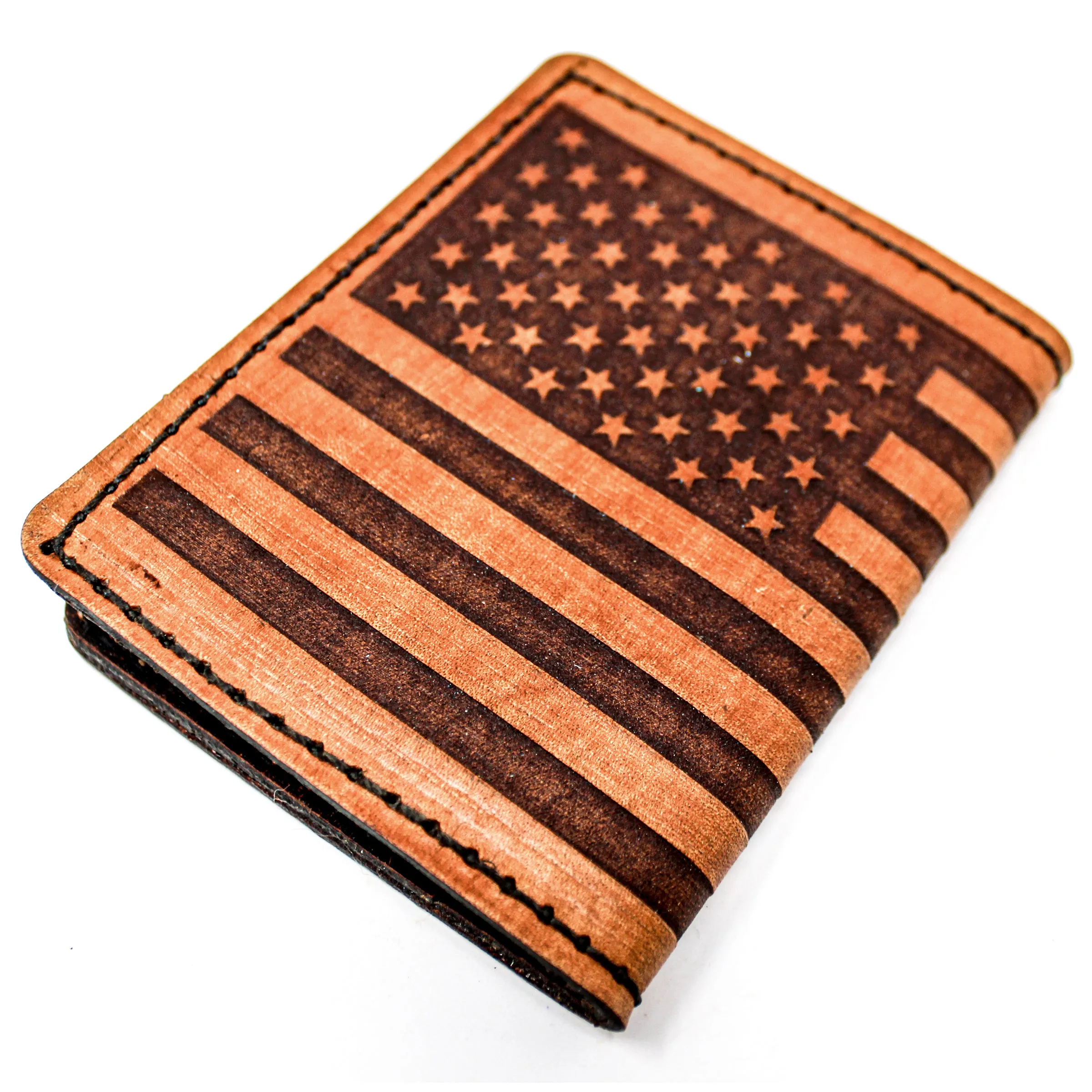 Leather Original Mens Wallet - Lt. Snack Bass