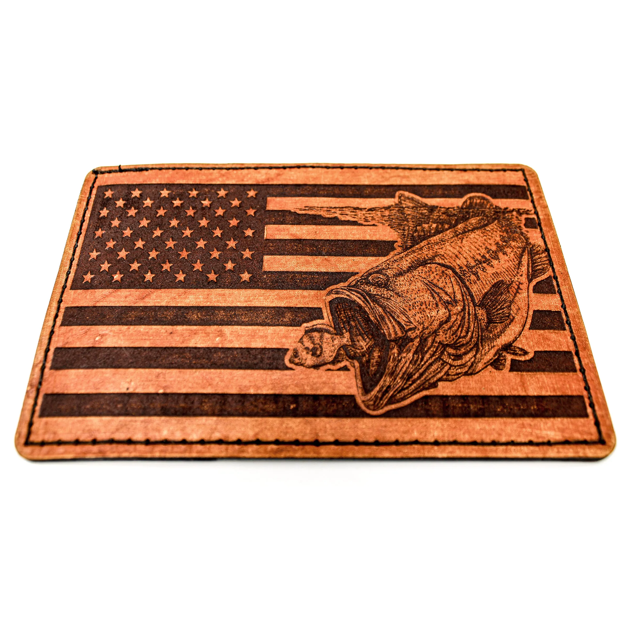 Leather Original Mens Wallet - Lt. Snack Bass