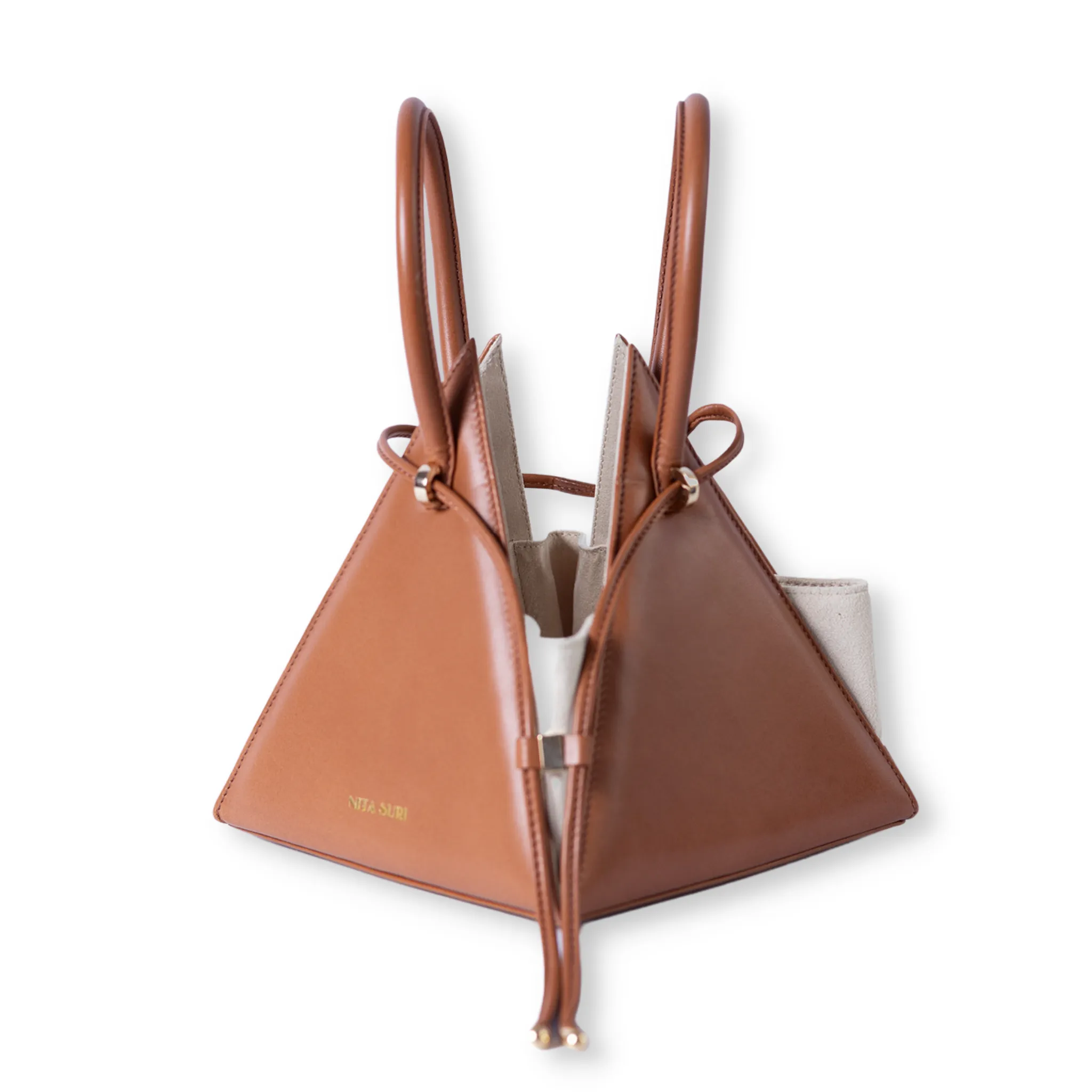 LIA Iconic Cuero Tan Leather Handbag