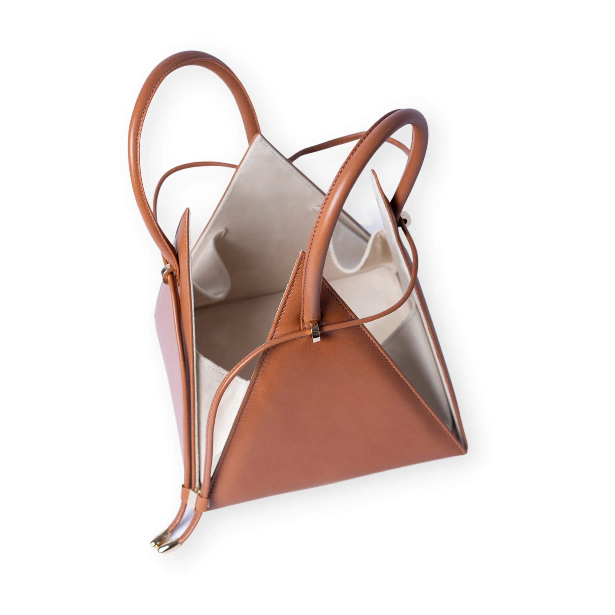 LIA Iconic Cuero Tan Leather Handbag