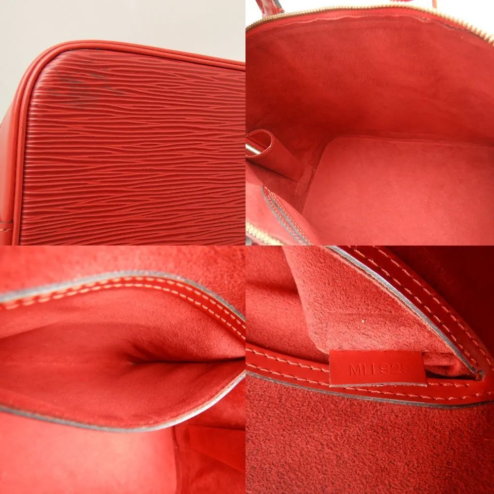 Louis Vuitton Epi Handbag Alma Castilian