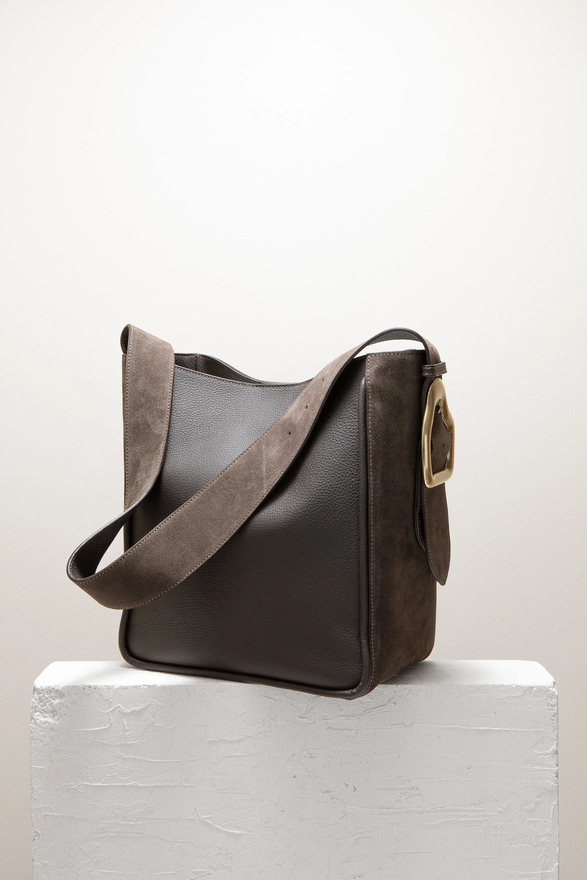 MASAGO Ebony Suede Tote bag