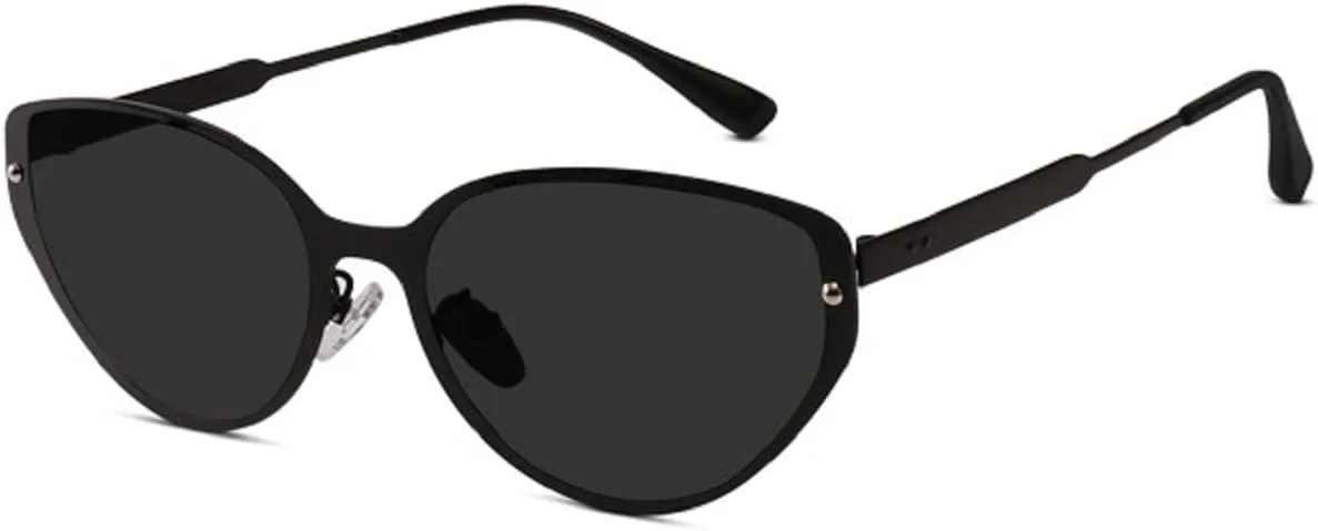 Melrose Vintage Small Cat Eye Sunglasses for Women Trendy Sun Glasses Retro Fashion Y2K Style Shades Eyewear P8702