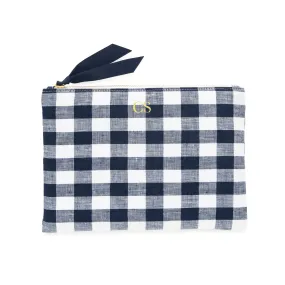 Midnight Gingham Signature Pouch