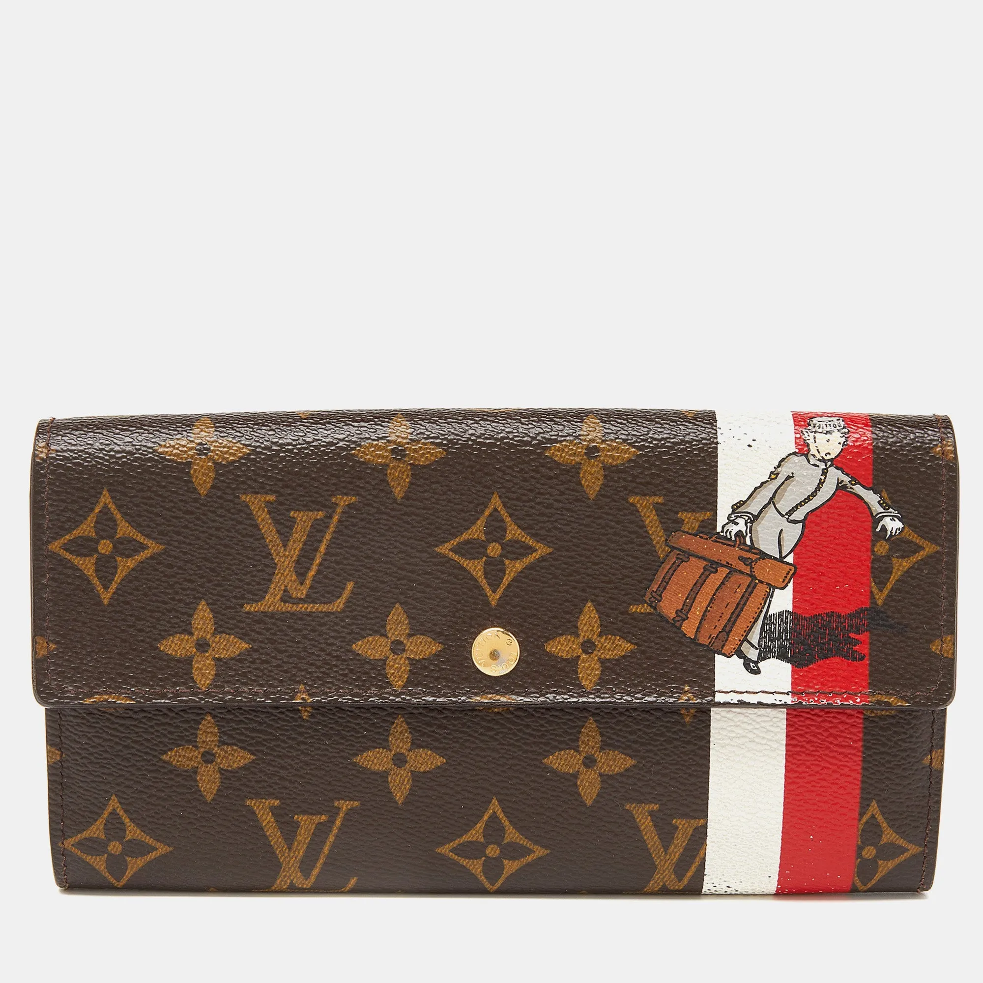 Monogram Canvas Limited Edition Groom Sarah Wallet