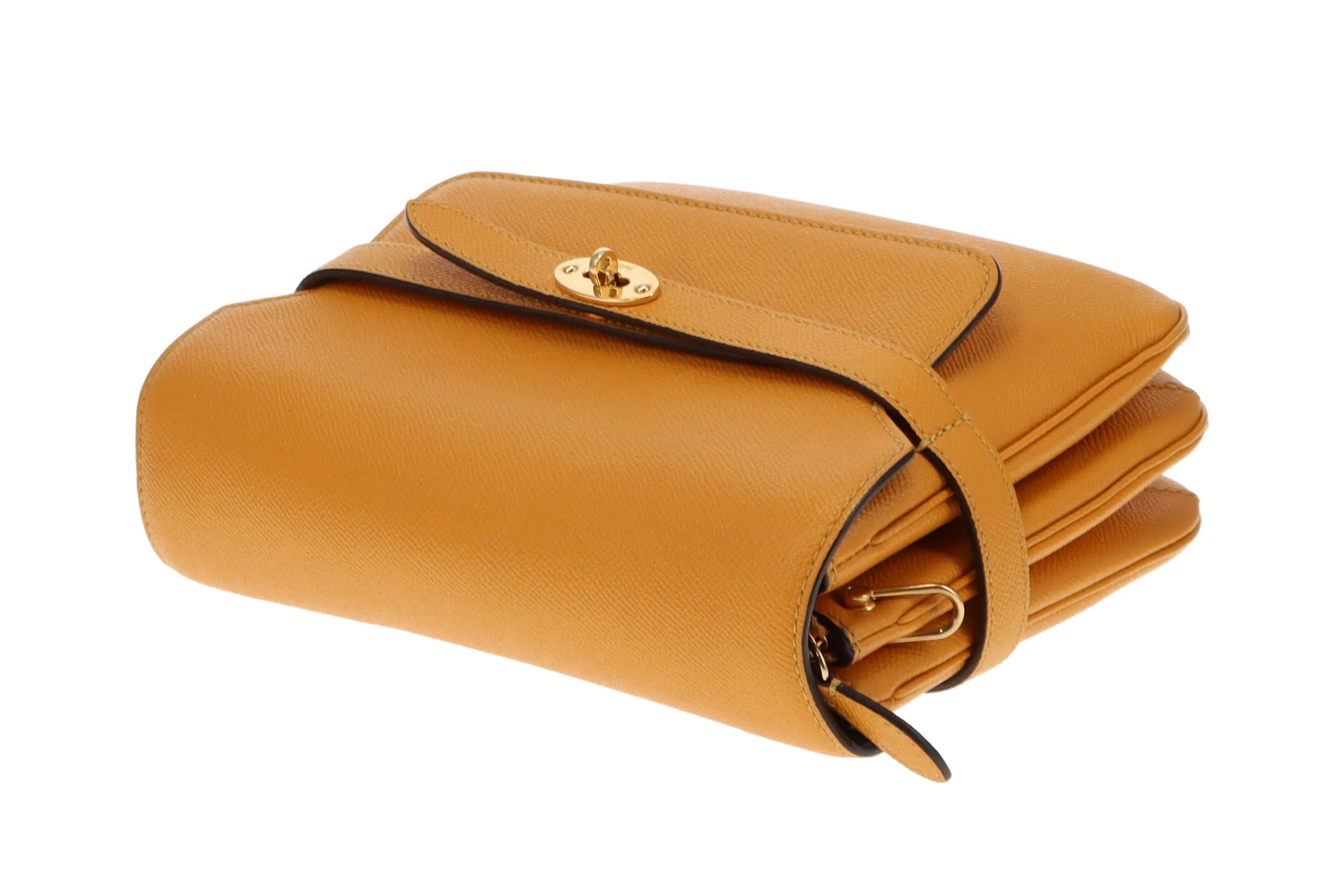 Mulberry Deep Amber Belted Bayswater Satchel