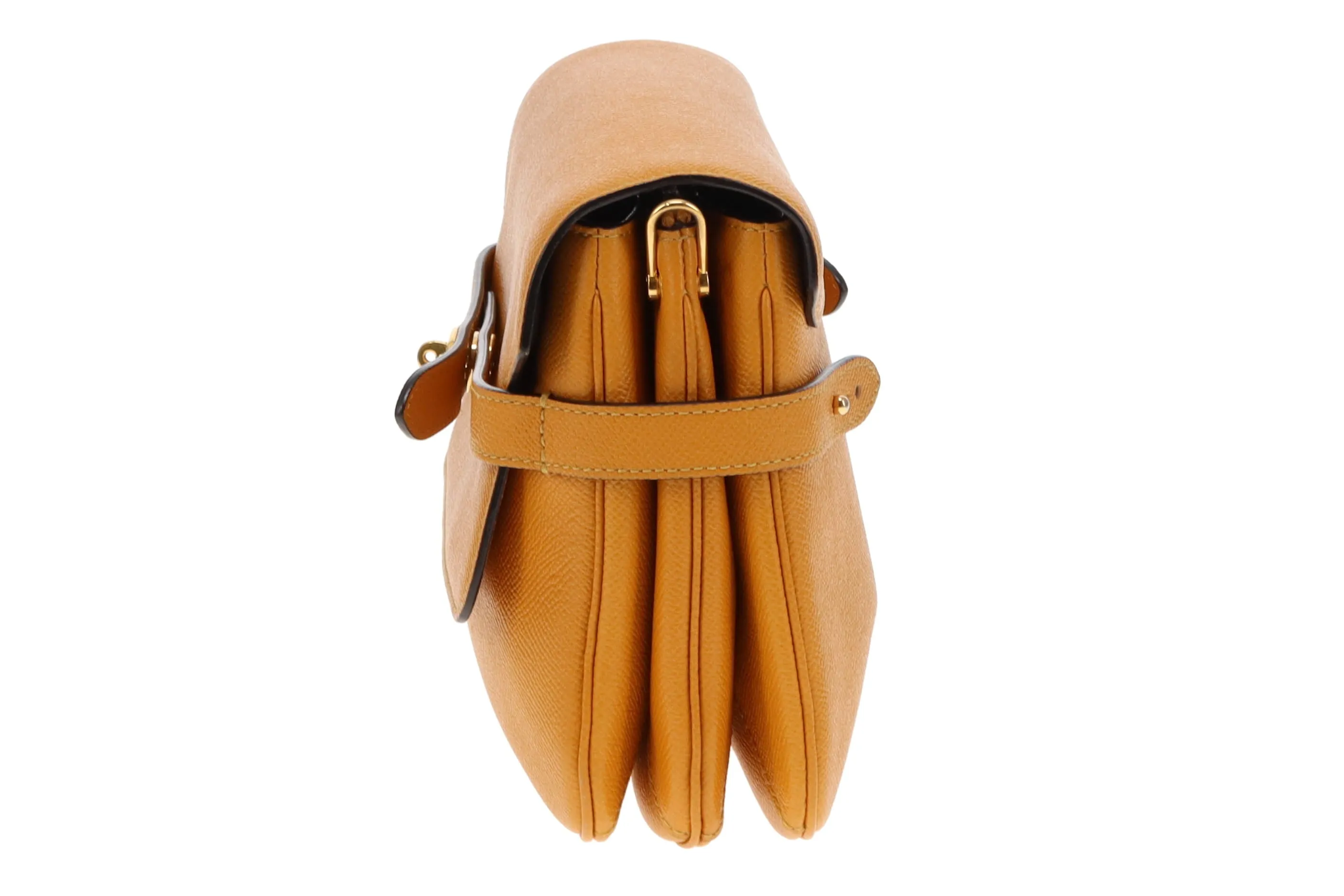 Mulberry Deep Amber Belted Bayswater Satchel