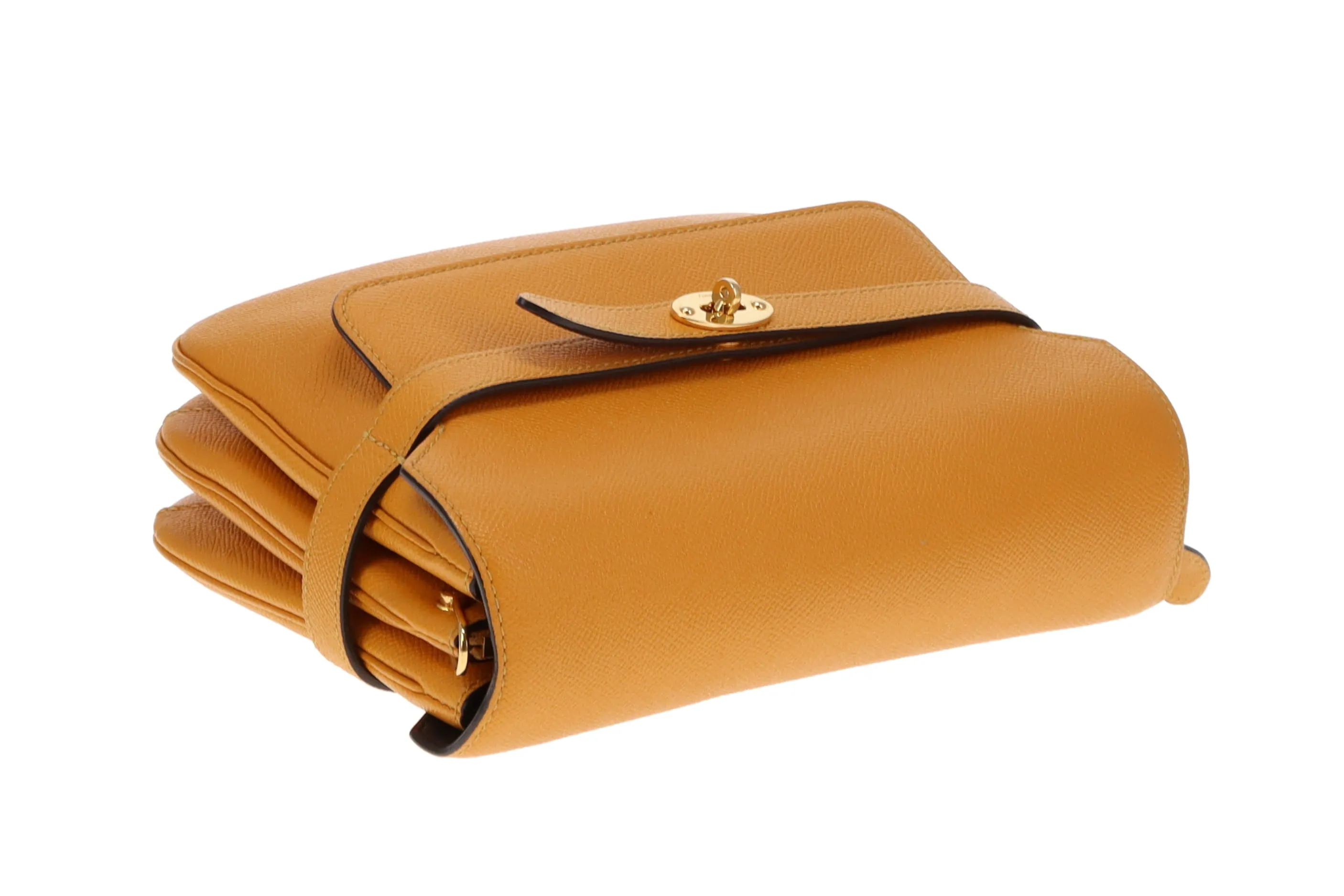 Mulberry Deep Amber Belted Bayswater Satchel