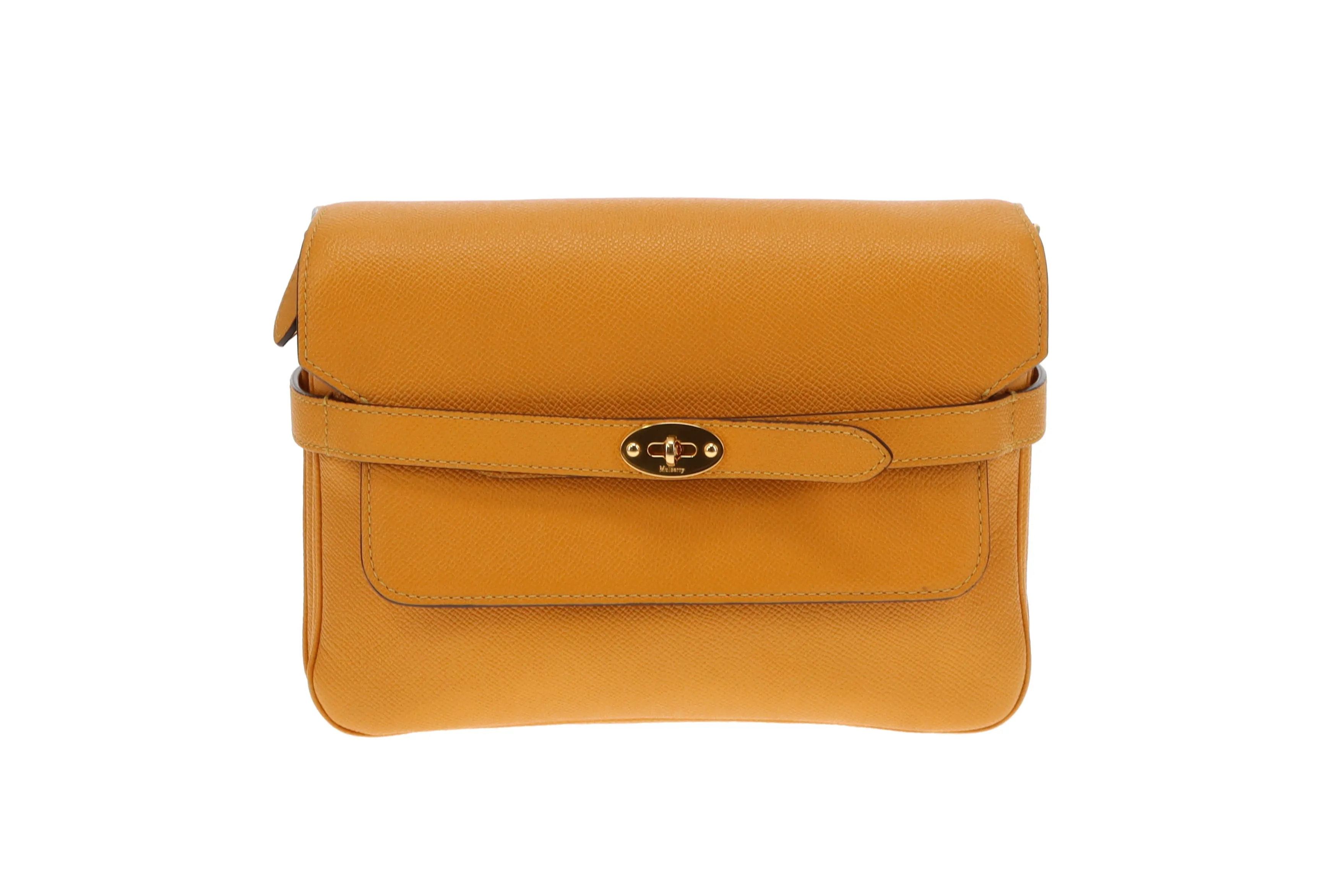 Mulberry Deep Amber Belted Bayswater Satchel
