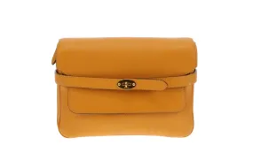 Mulberry Deep Amber Belted Bayswater Satchel