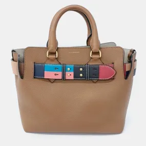 Multicolour Leather Small Belt Satchel Bag