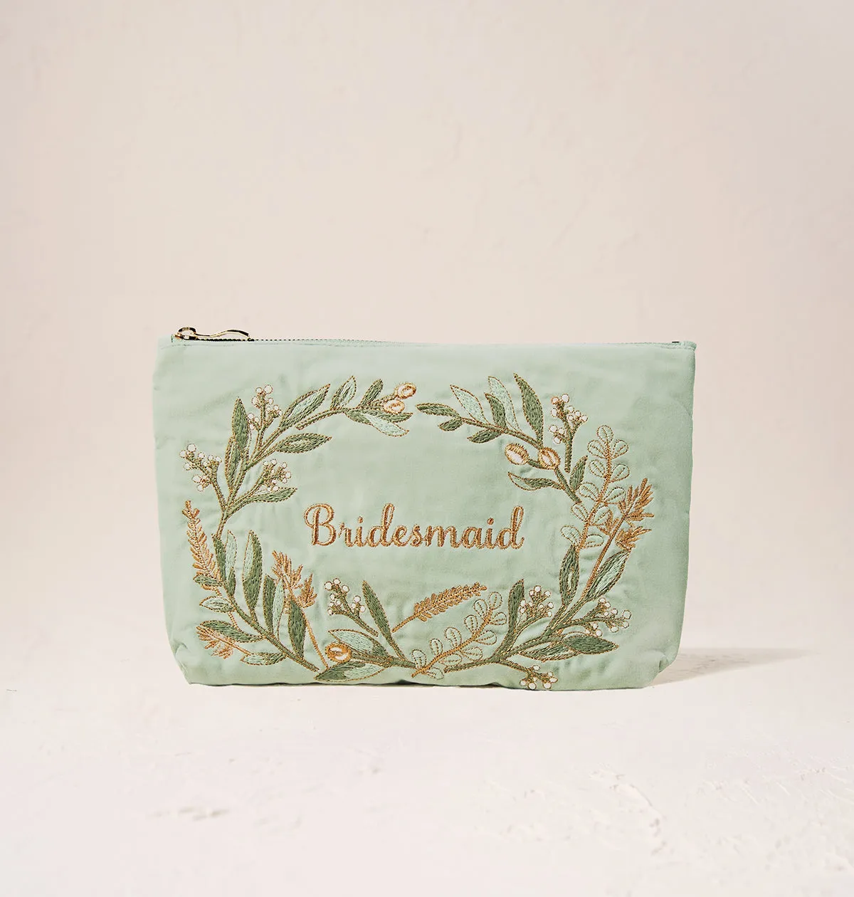 Olive Branch Bridesmaid Everyday Pouch