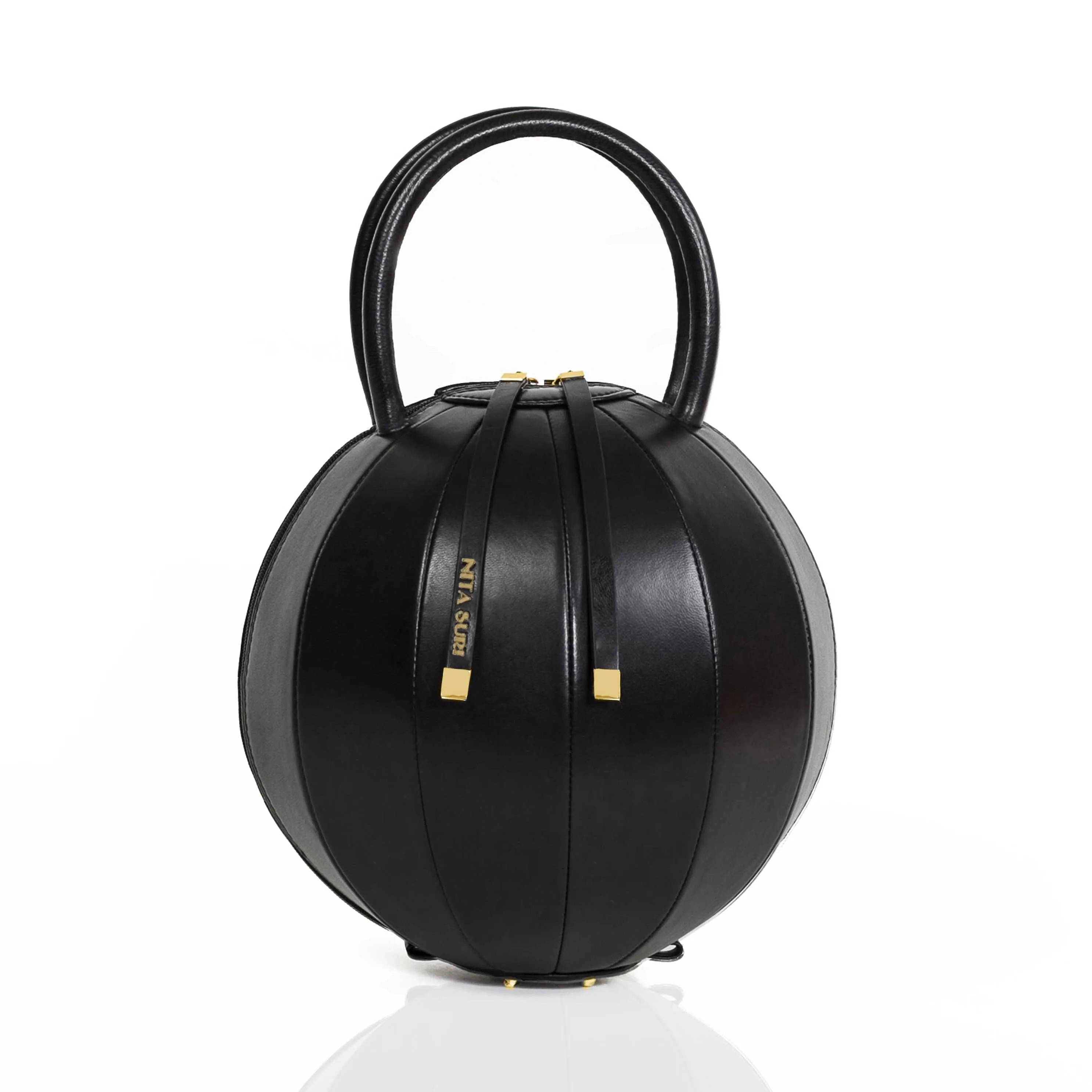 PILO Iconic Black Leather Handbag