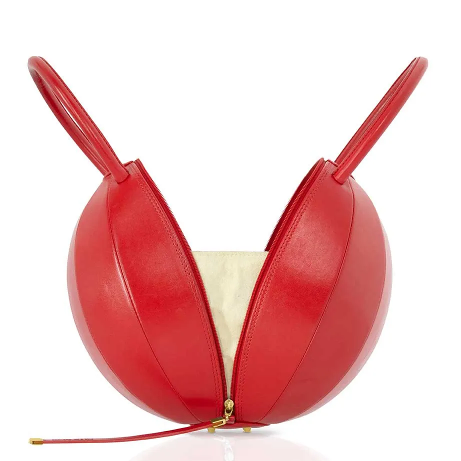 PILO Iconic Red Leather Handbag
