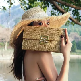STRAW CLUTCH